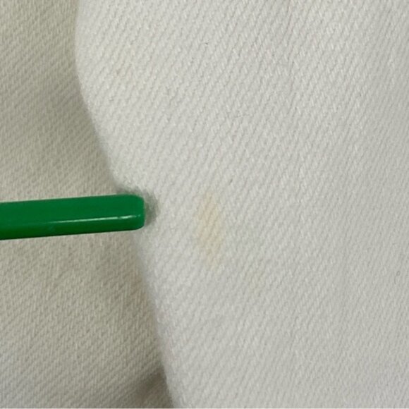 AG Adriano Goldshmied Jeans Isabelle Button Up White High Rise Crop Sz 25R - Picture 5 of 12